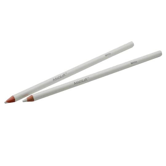 12 Packs: 2 ct. (24 total) White Charcoal Pencils by Artist's Loft™